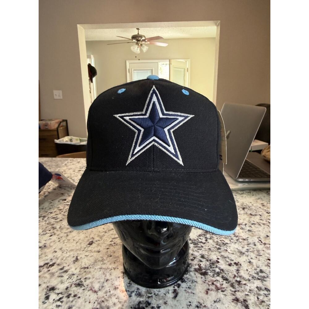Dallas Cowboys Hat ANNCO Professional Model Men's Adjustable Black Blue NFL